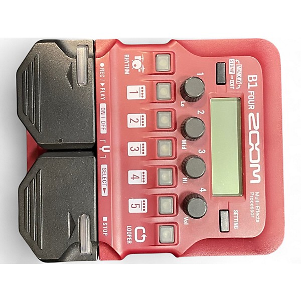 Used Zoom B1 FOUR Effect Processor