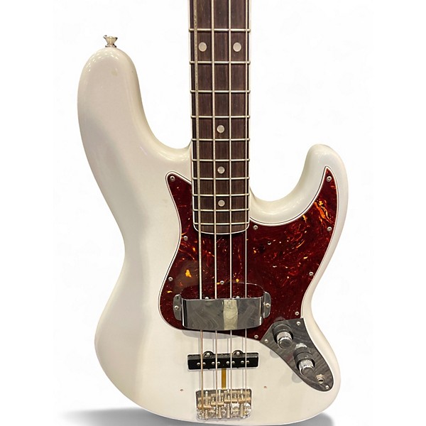 Used 2020 Fender 60th Anniversary 60's Jazz Bass Arctic Pearl Electric Bass Guitar