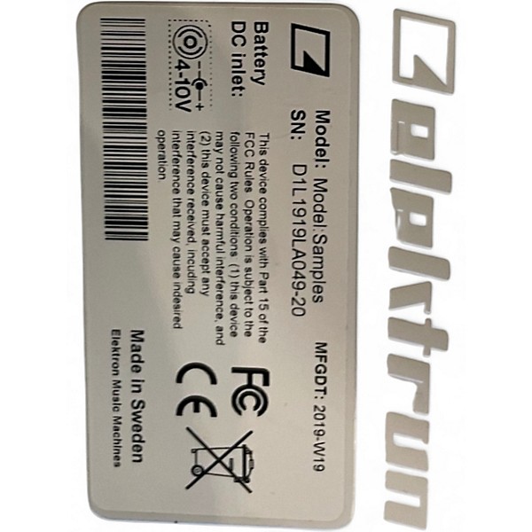 Used 2010 Elektron Model: Samples Production Controller