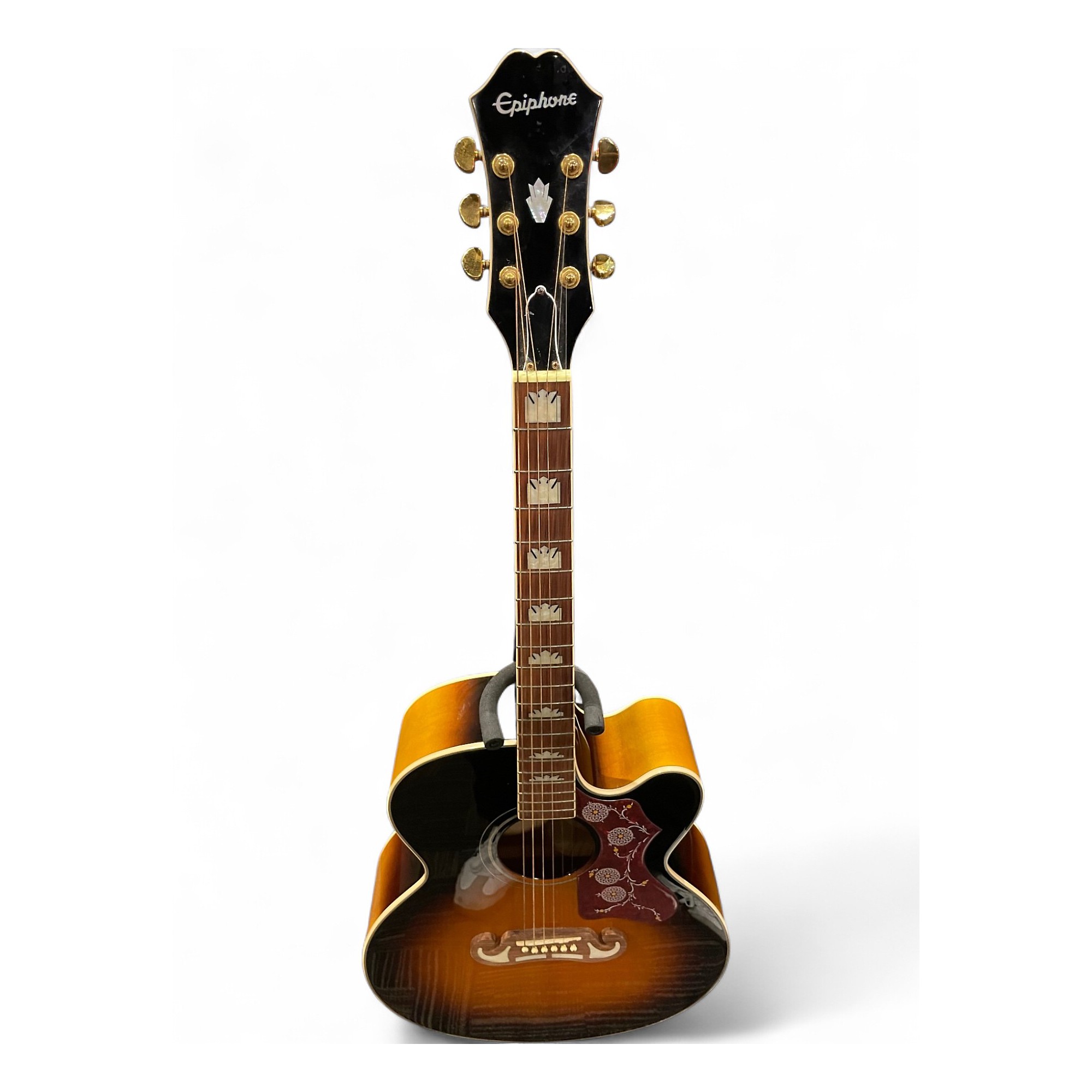 Used Epiphone J-200 EC STUDIO Vintage Sunburst Acoustic