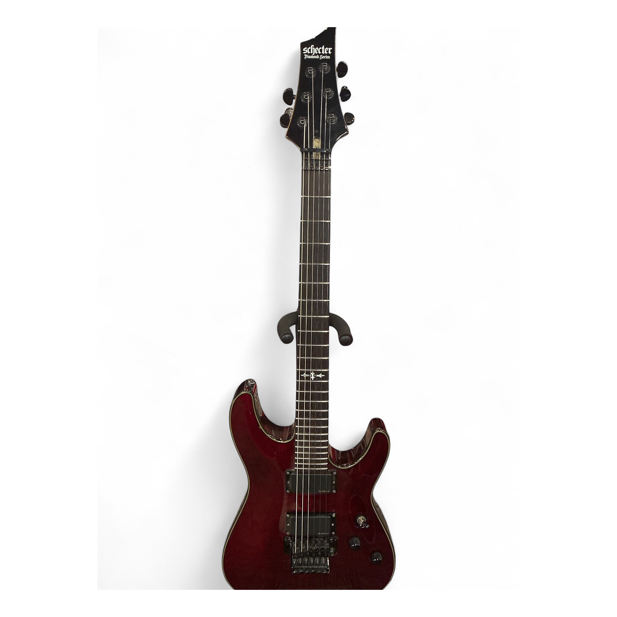 Schecter diamond series エレキギター ワインレッド Used Schecter Guitar Research Diamond Series Crimson Red Trans