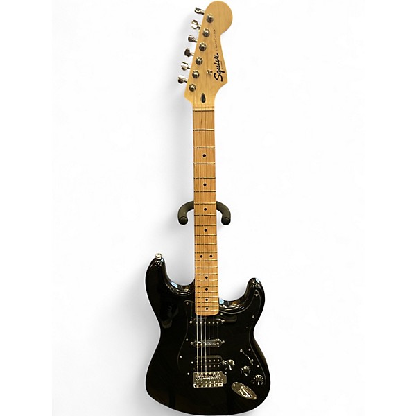 Used Squier Bullet Stratocaster HSS Black Solid Body