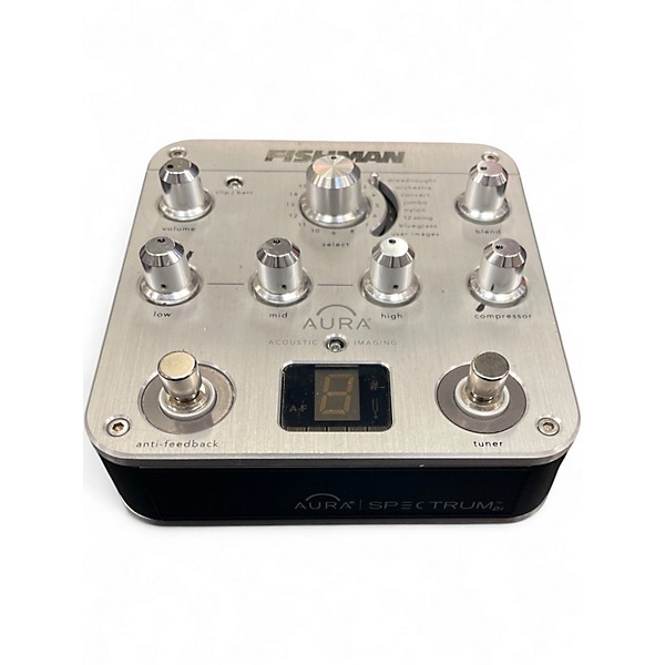【ジャンク】FISHMAN Aura Spectrum DI Preamp Fishman Aura Spectrum DI Imaging Pedal with D.I. | Sweetwater