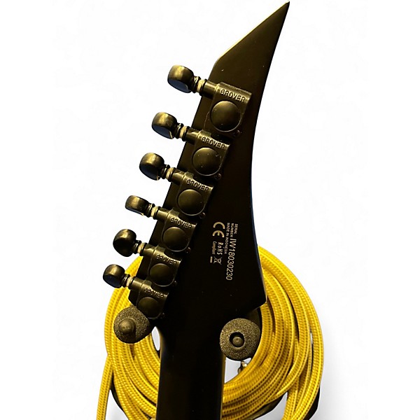 Used Solar Guitars  E 1.6 Satin Black Solid Body Electric Guitar