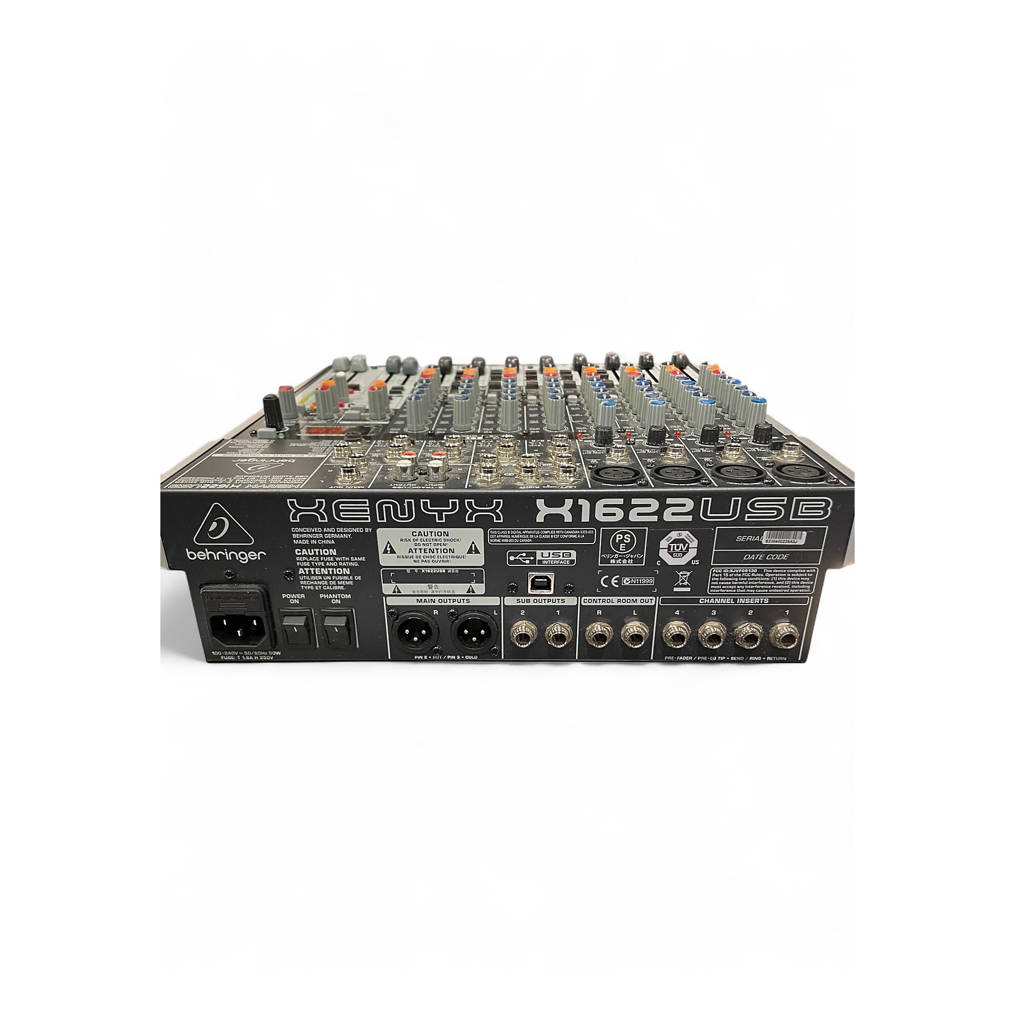 BEHRINGER XENYX X1622USB 12チャンネル　ミキサー　中古 BEHRINGER XENYX X1622USB 12チャンネル ミキサー 中古