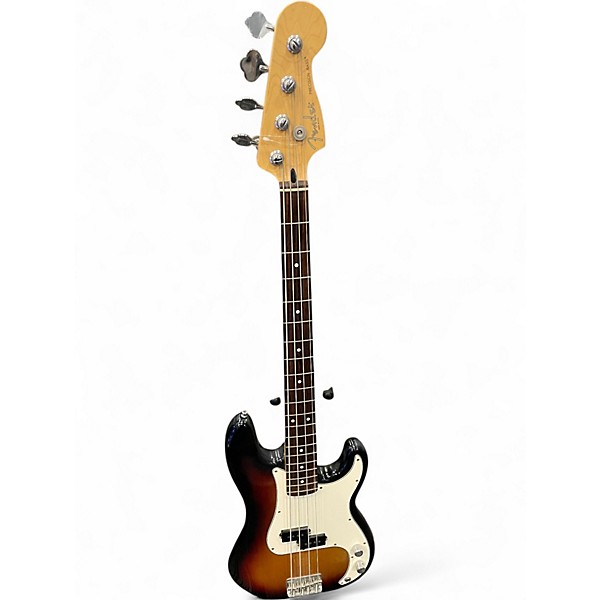 Used Fender American Standard Precision Bass 2 Tone Sunburst Electric Bass Guitar