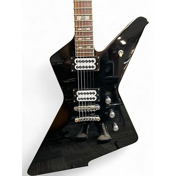 Used Ibanez Destroyer DT520 Black Solid Body Electric Guitar