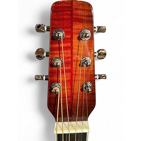 Used Scheerhorn Squareneck Maple Amberburst Resonator Guitar