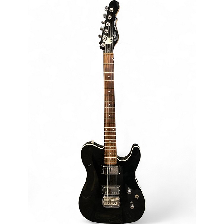 Used G&L ASAT Deluxe Black Solid Body Electric Guitar Black
