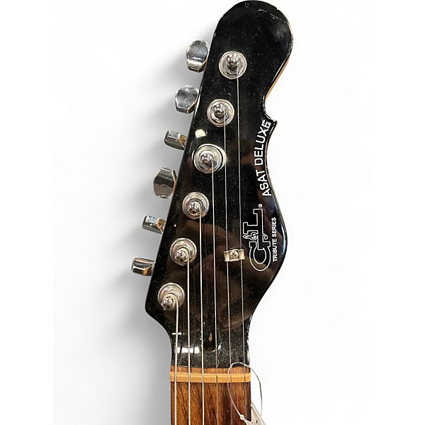 Used G&L ASAT Deluxe Black Solid Body Electric Guitar