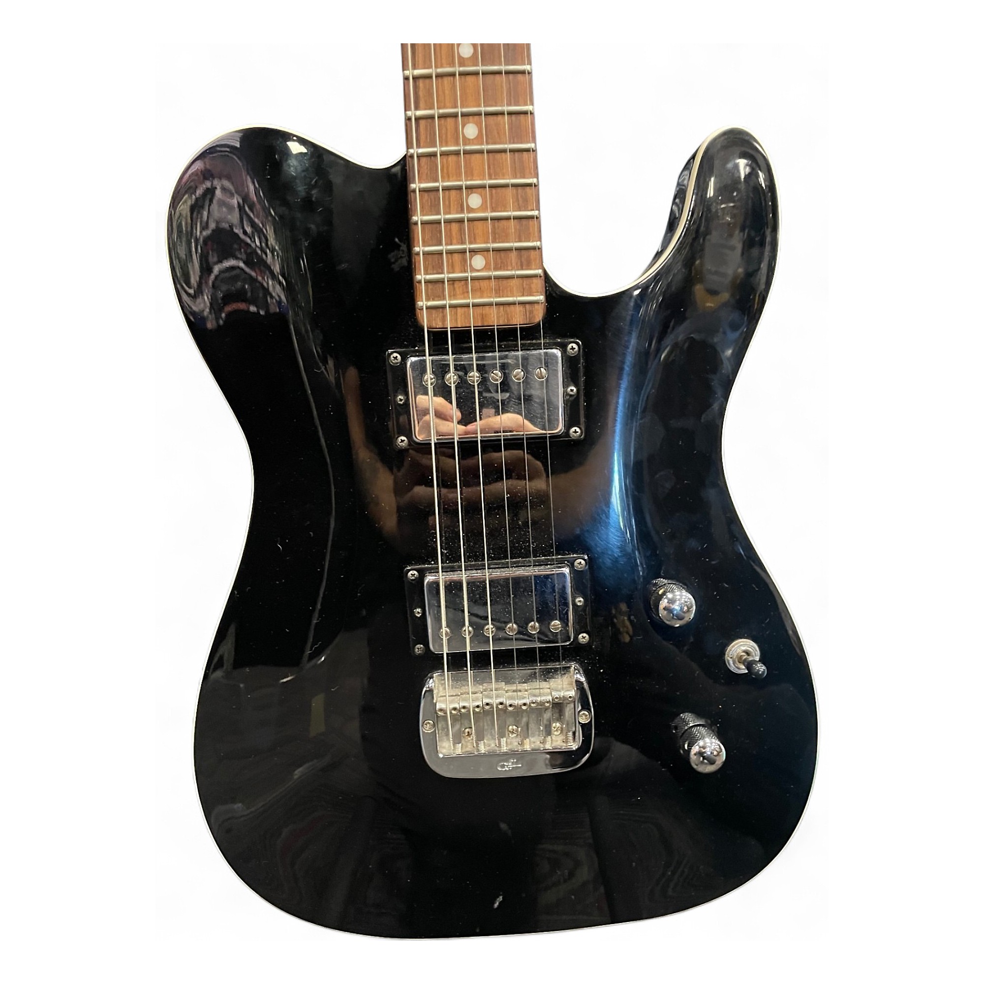 Used G&L ASAT Deluxe Black Solid Body Electric Guitar Black