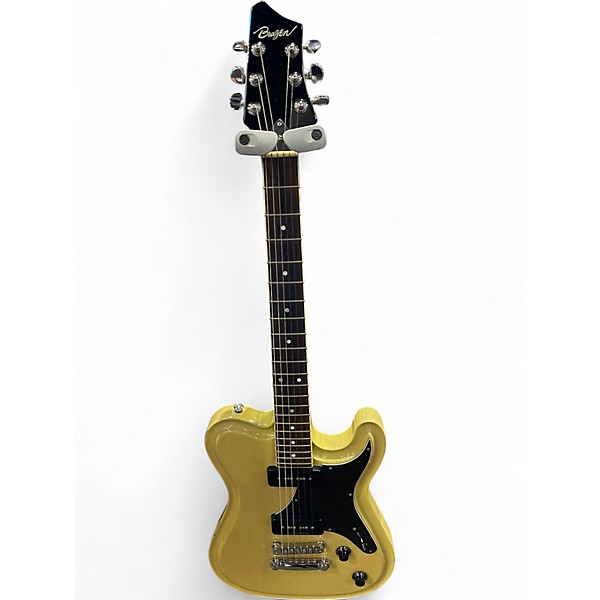 Used Brazen DYNASTY TV Yellow Solid Body Electric Guitar