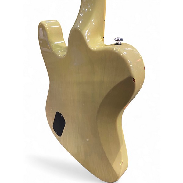 Used Brazen DYNASTY TV Yellow Solid Body Electric Guitar