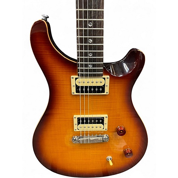 Used PRS SE Custom 22 2 Tone Sunburst Solid Body Electric Guitar