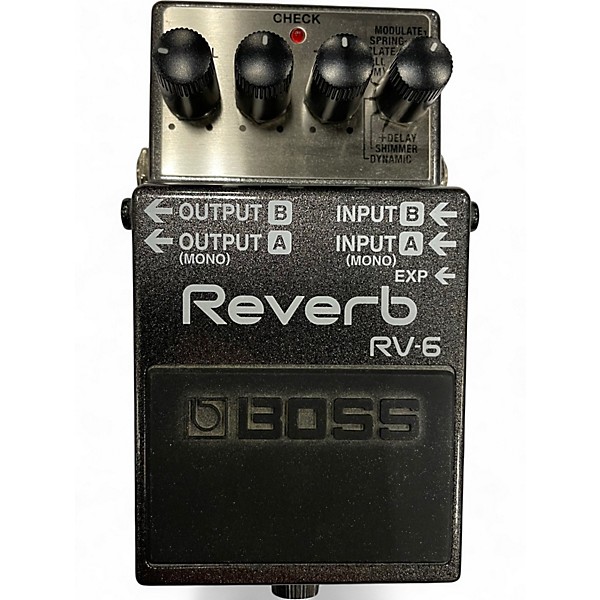 Used BOSS RV6 Digital Reverb Effect Pedal
