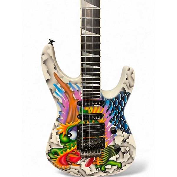 Used Jackson DINKY CUSTOM SHOP CHINESE SKY DRAGON Solid Body Electric Guitar