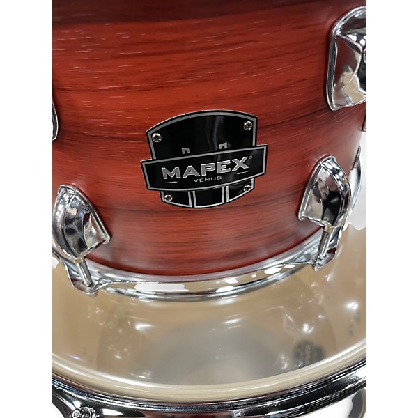 Used Mapex 3 Piece Venus Shell Pack RED WOOD Drum Kit