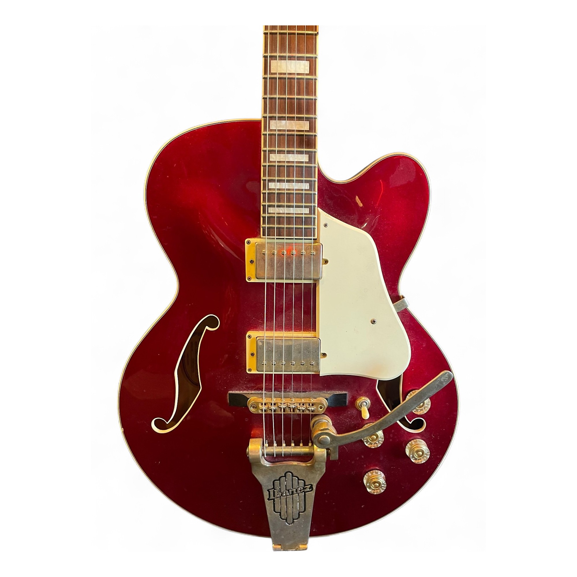 Used Ibanez AF75TDG Transparent Red Hollow Body Electric