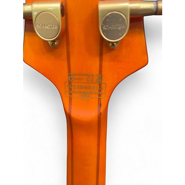 Used Schecter Guitar Research STILETTO STUDIO-4 ORANGE NATURAL Electric Bass Guitar