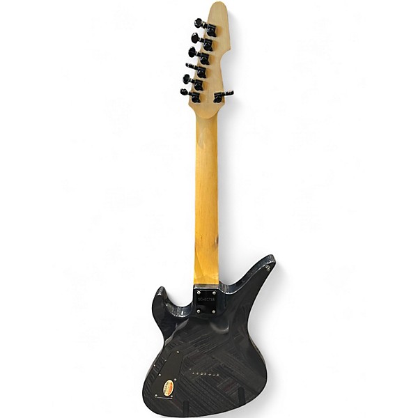 Used Schecter A-7 Black Sparkle Solid Body Electric Guitar