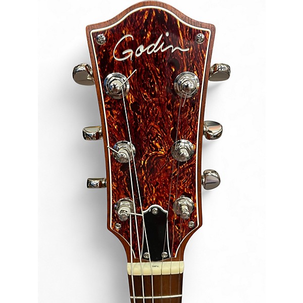 Used Godin MONTREAL PREMEIR HT Trans White Hollow Body Electric Guitar