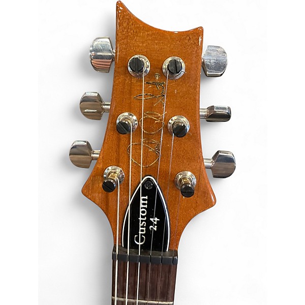 Used PRS Custom 24 10 Top Blue Crab Blue Solid Body Electric Guitar