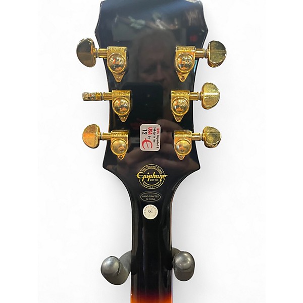 Used Epiphone Emperor II Joe Pass Signature Sunburst Hollow Body Electric Guitar