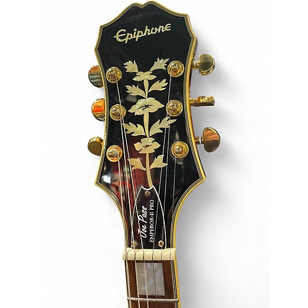 Epiphone エレキギターJoe Pass Emperor II Epiphone Joe Pass Emperor-II Pro Vintage Sunburst w