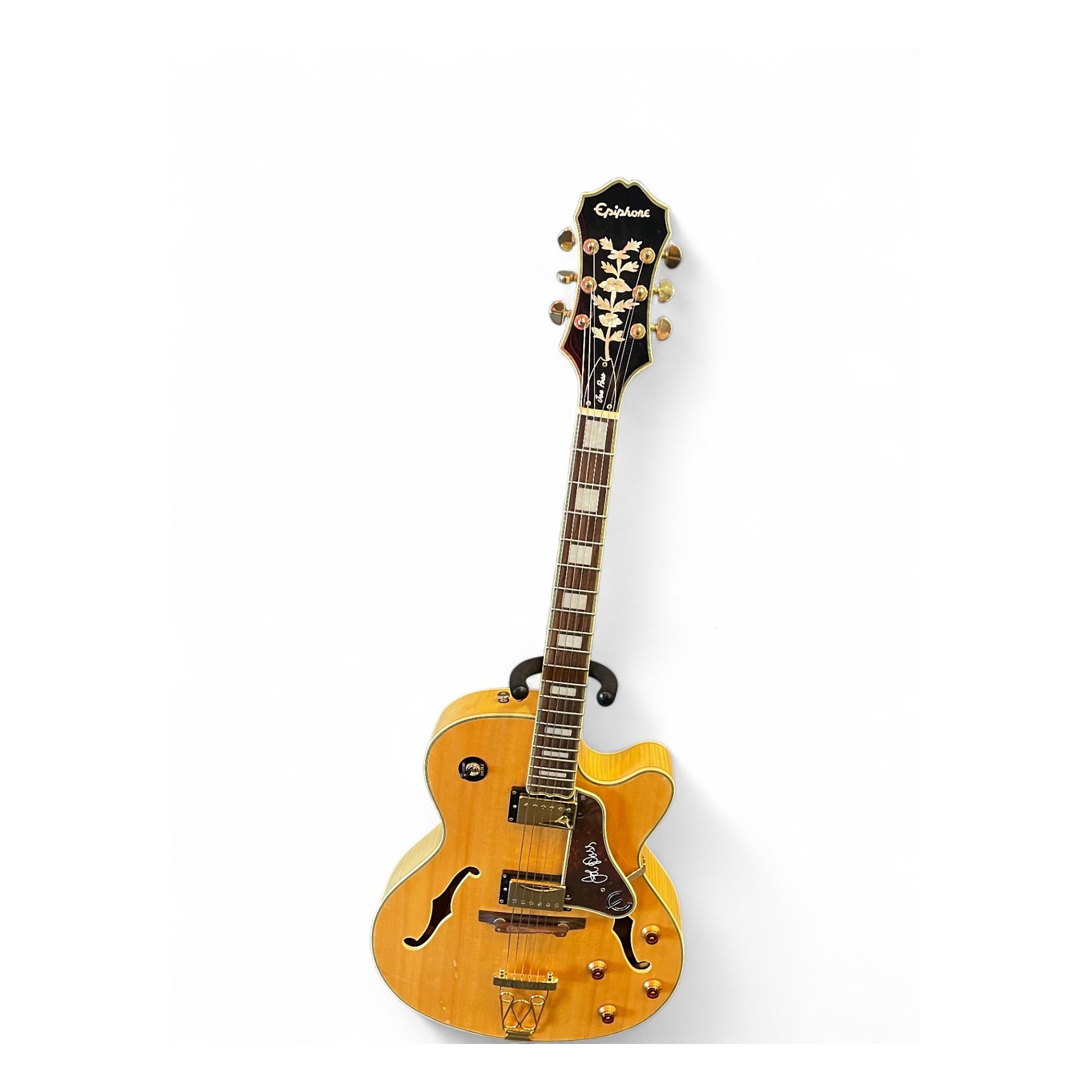 Used Epiphone Joe Pass Emperor II Natural Hollow Body
