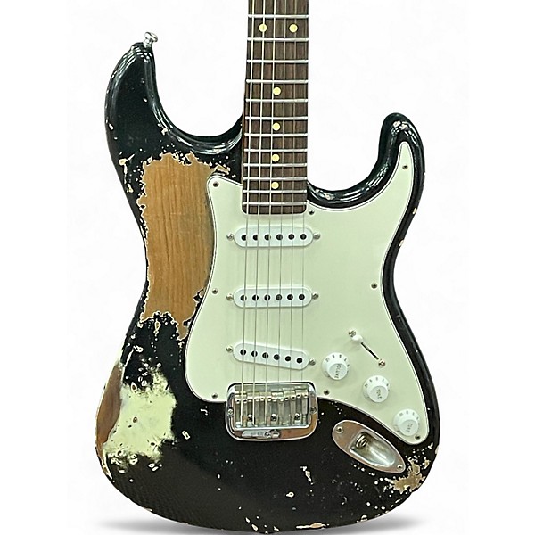 Used 2025 G&L Custom Shop Legacy Heavy Aged Black Solid Body Electric Guitar