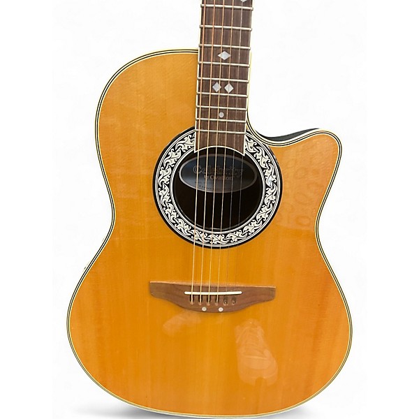 Used Ovation CC57 Celebrity Natural Acoustic Electric Guitar