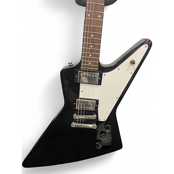 Used Epiphone Explorer Black Solid Body Electric Guitar