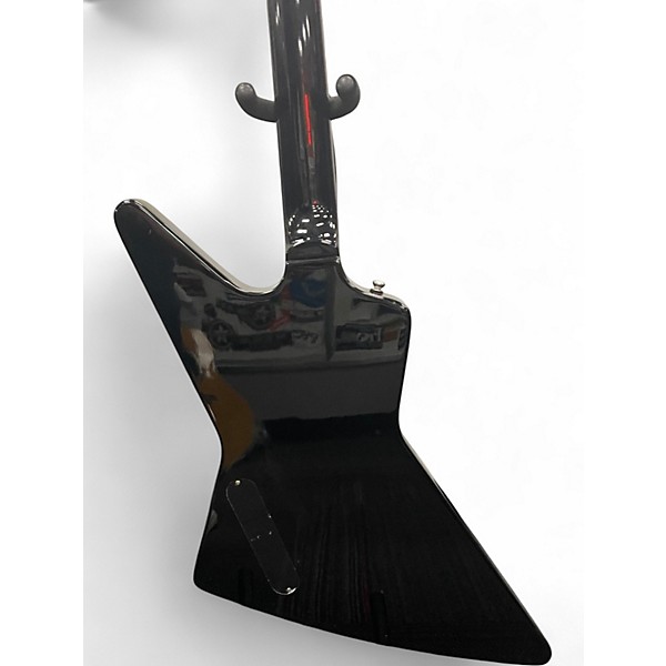 Used Epiphone Explorer Black Solid Body Electric Guitar