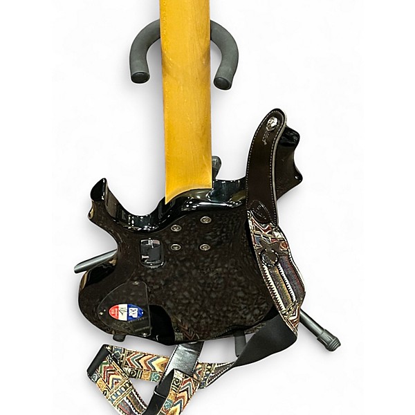 Used ESP LTD F104 Black Electric Bass Guitar