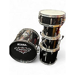 Used TAMA 5 Piece Imperialstar Black Drum Kit