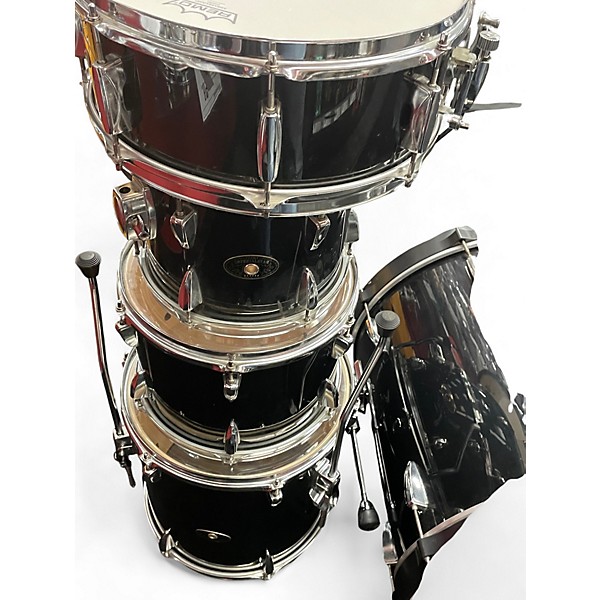 Used TAMA 5 Piece Imperialstar Black Drum Kit