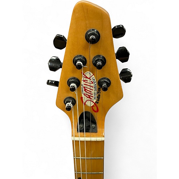 Used Samick Radio Ten Red Solid Body Electric Guitar