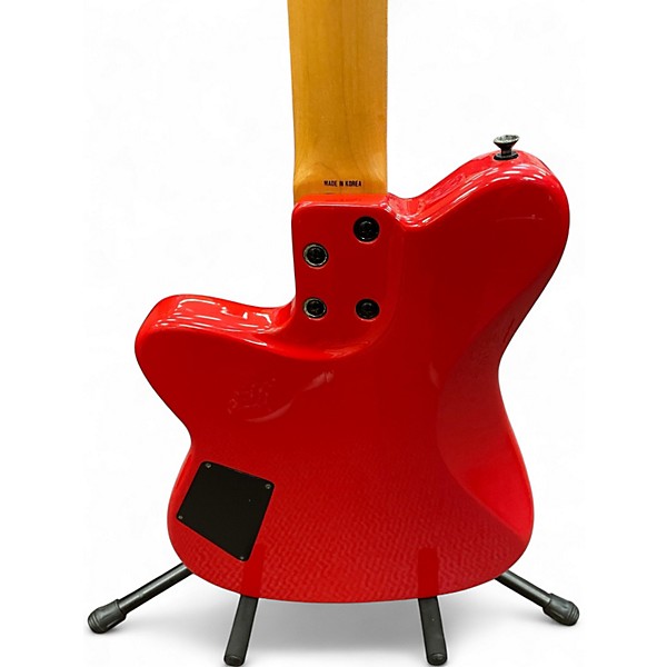 Used Samick Radio Ten Red Solid Body Electric Guitar