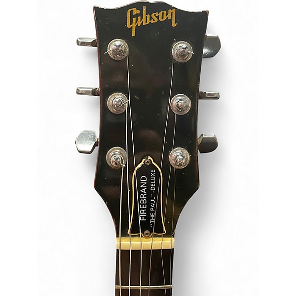 Vintage 1981 Gibson Firebrand "The Paul" Deluxe Red Solid Body Electric Guitar