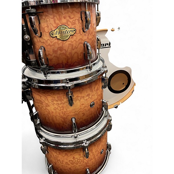 Used Pearl 5 Piece MASTERS PURE MAPLE MOCHA BURST Drum Kit