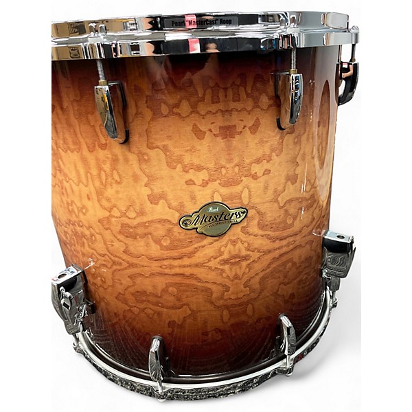 Used Pearl 5 Piece MASTERS PURE MAPLE MOCHA BURST Drum Kit