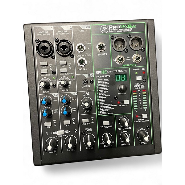 Used Mackie PROFX6v3 Unpowered Mixer | Guitar Center