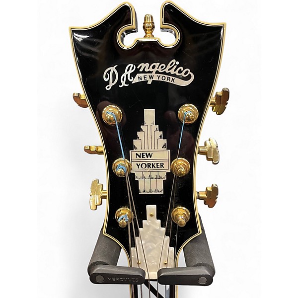 Used D'Angelico New Yorker NYL-2 Black Burst Hollow Body Electric Guitar