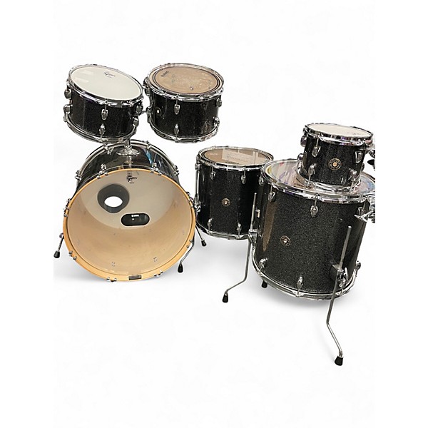 Used Gretsch Drums 6 Piece Catalina Maple black stardust Drum Kit