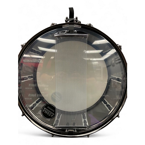 Used TAMA 14X6.5 Sound Lab Project Snare Black Brass Drum