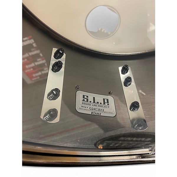 Used TAMA 14X6.5 Sound Lab Project Snare Black Brass Drum