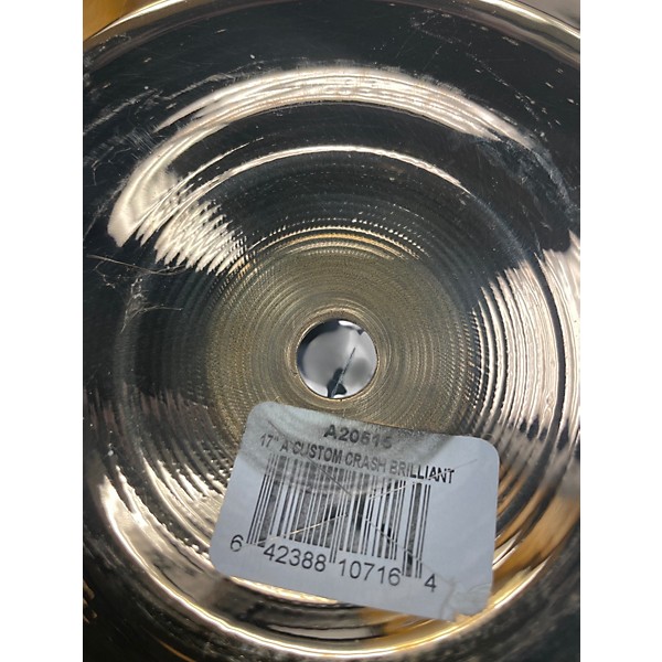 Used Zildjian 17in A Custom Crash Cymbal