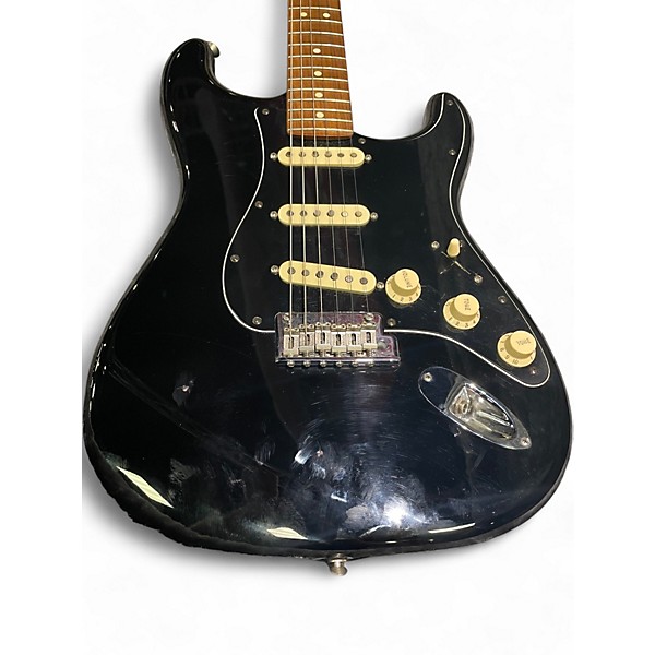 Used 2017 Fender American Professional Stratocaster SSS Black Solid Body Electric Guitar