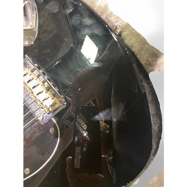 Used 2017 Fender American Professional Stratocaster SSS Black Solid Body Electric Guitar