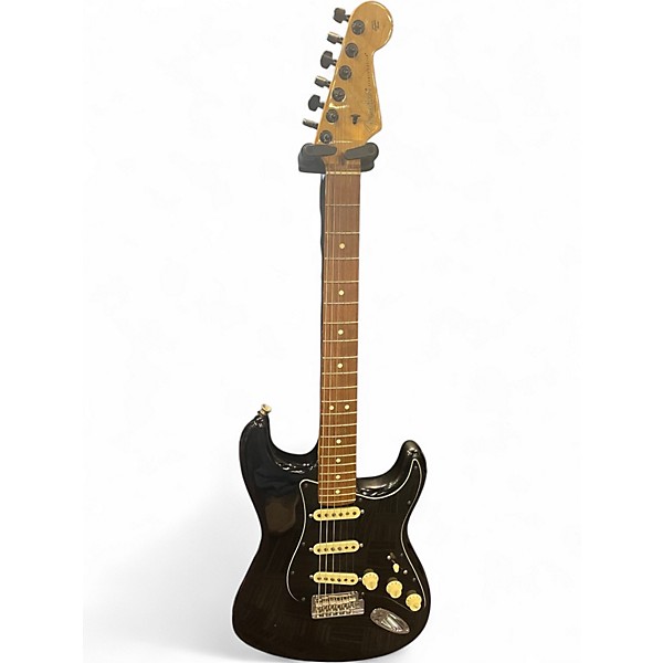 Used 2017 Fender American Professional Stratocaster SSS Black Solid Body Electric Guitar